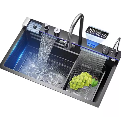 Bồn rửa nhà bếp thác nước đa chức năng